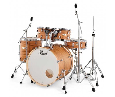PEARL DMPA925SC876 Decade Maple Artisan Satin Caramel Veil 5 Parça (22B/10T/12T/16F/14S) Aksamlı Akustik Davul Seti