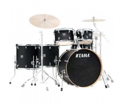 TAMA CL62RS-FBK Superstar Classic Flat Black 6 Parça (22B/10T/12T/14F/16F/14S) Akustik Davul Seti