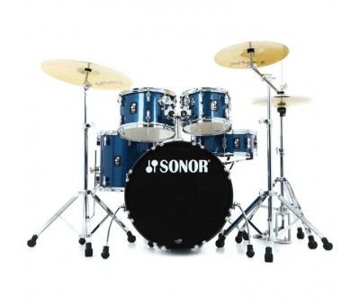 Sonor AQX Studio 5-Parça Akustik Davul Seti (Blue Ocean Sparkle)