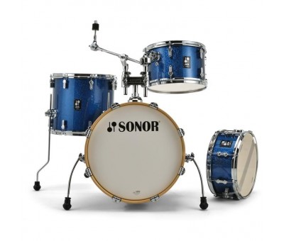 Sonor AQX Jazz 4-Parça Akustik Davul Seti (Blue Ocean Sparkle)