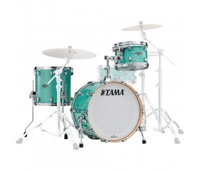 TAMA WBR30RS-SGS Starclassic Walnut/Birch Surf Green Silk 3 Parça (20B/12T/14F) Aksutik Davul Seti