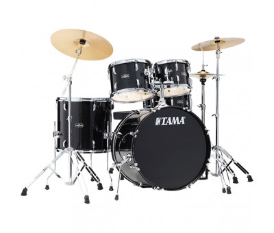 TAMA ST50H6C-BNS Stagestar Black Night Sparkle 5 Parça (20B/10T/12T/14F/14S) Aksamlı ve Zilli Akustik Davul Seti