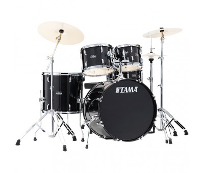 TAMA ST50H6-BNS Stagestar Black Night Sparkle 5 Parça (20B/10T/12T/14F/14S) Aksamlı Akustik Davul Seti