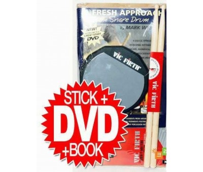 Vic Firth Fresh Approach Starter Pack (includes SD1, practice pad and
