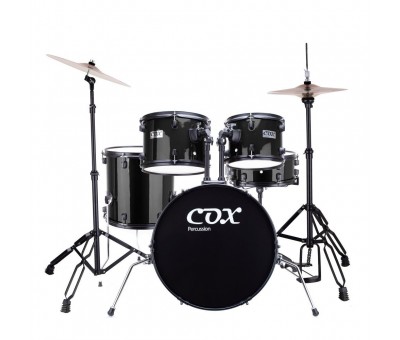 Cox CDS2-BK Siyah Akustik Davul Seti (12"+13"+14"+16"+22")