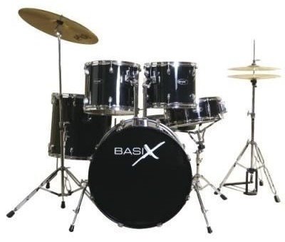 Basix F800.131 Siyah Renk Akustik Davul Seti
