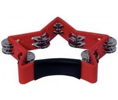 Basix Kırmızı Yıldız Tambourine