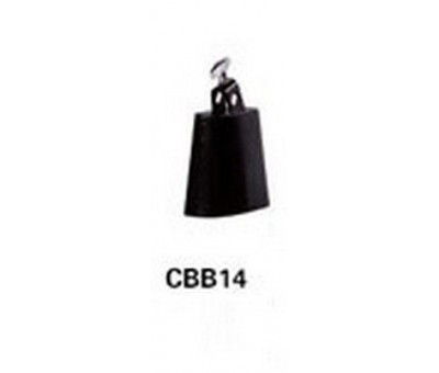 Cox CBB14 Black Powder-Coated Cowbell 4 inç
