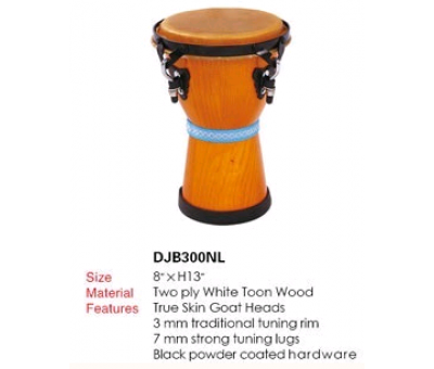 Cox DJB300NL Natural Djembe 8"