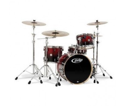 DW Pacific Drums Cherry To Black Fade Davul Seti