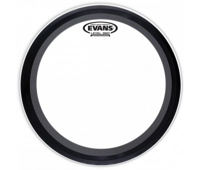 Evans Deri 18" Emad Heavyweight Kick Clear Çift Kat (20 Mil)