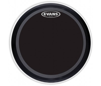 Evans Deri 20" Emad Onyx Kick Kumlu Siyah Süngerli Tek Kat (10 Mil)