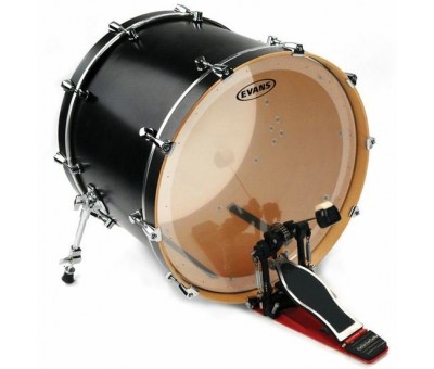 Evans Deri 22" Eq1 Kick Clear Ringli-Delikli Çift Kat (16,5 Mil)