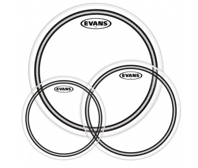 Evans ETP-EC2SCLR-R EC2S 10/12/16" Clear Rock Deri Seti