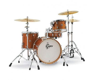 Gretsch Catalina Club Series 18 Inch 4 Parça Akustik Davul Seti (Bronze Sparkle)