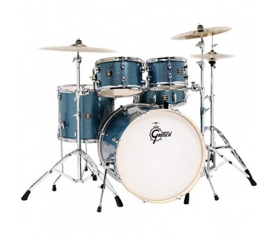 Gretsch Energy Serisi 20 Inch 5 Parça Hardware Davul Seti (Blue Sparkle)