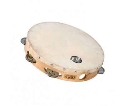 LATIN PERCUSSION CP379 - CP Tek Sıra 8-Zilli 10" Derili Tef