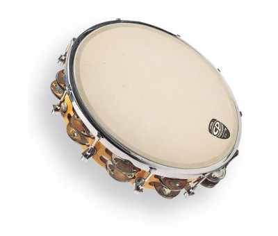 LATIN PERCUSSION CP391 - CP Çift Sıra 8-Zilli Akortlanabilir 10" Derili Tef