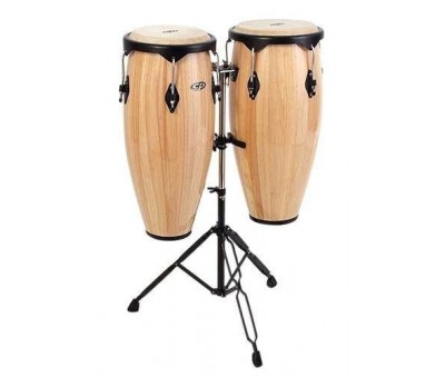 LATIN PERCUSSION CP640-AWB 10" & 11" Natural Ahşap Conga Seti