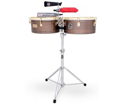 LATIN PERCUSSION LP257-KP 14'' & 15'' Timbales Karl Perazzo Signature Serisi Timbal Seti