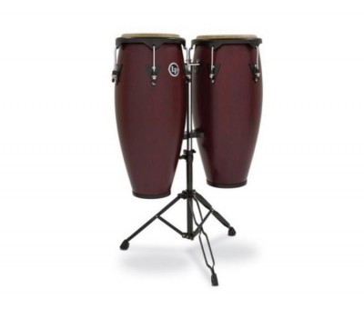 LATIN PERCUSSION LP646NY-DW - LP® City 10& 11" Sehpalı Ağaç Conga Set