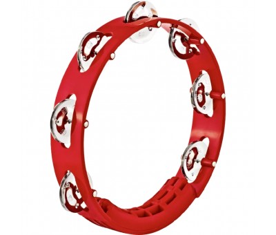Meinl HTT8R Stainless Steel Jingle 1-Row 8" Tour Tamburin (Kırmızı)