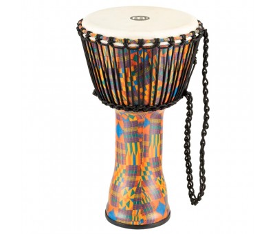 Meinl PADJ2-M-G Travel Series Medium 10" Djembe (Kenyan Quilt)