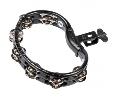 Meinl TMT2BK Traditional Mountable Abs Series Mountable Molded Abs Tamburin (BlackI