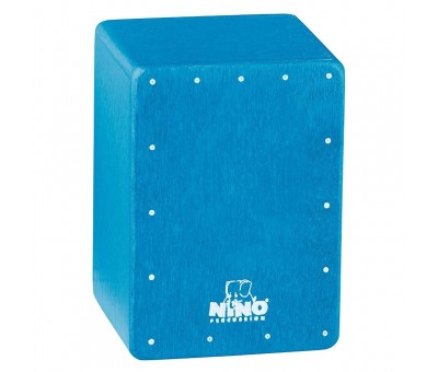 Nino NINO955B Mini Cajon Shaker (Mavi)