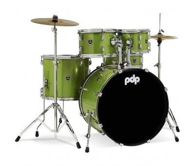 PDP Center Stage 22" Parça Davul Seti (Electric Green Sparkle)