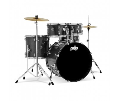 PDP Drums centerstage 20 Inch 5-Parça Akustik Davul Seti (Iridescent Black Sparkle)
