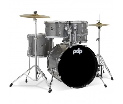 PDP Drums centerstage 20 Inch 5-Parça Akustik Davul Seti (Silver Sparkle)