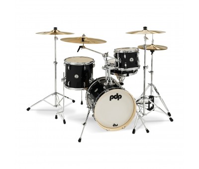 PDP Drums New Yorker 4-Parça Akustik Davul (Black Onyx Sparkle)