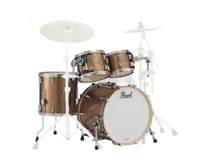 PEARL BCX904XP/C357 - Masters BCX Golden Bronze Glitter 4 Parça (20B/10T/12T/14F) Akustik Davul Seti