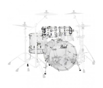 Pearl CRB504P/C730 Crystal Beat Acrylic Ultra Clear, Fusion Davul Seti