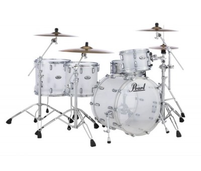 PEARL CRB524FP/C733 - Crystal Beat Frost Acrylic 4 Parça (22B/12T/14F/16F) Akrilik Davul Seti