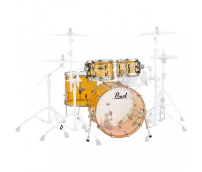 Pearl CRB524P/C732 Crystal Beat Acrylic Tangerine Glass, Rock Davul Seti