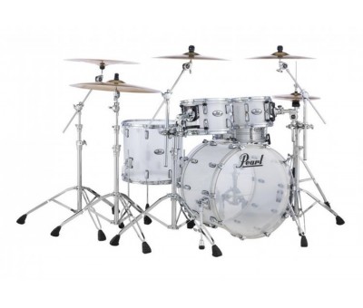 PEARL CRB524P/C733 - Crystal Beat Frost Acrylic 4 Parça (22B/10T/12T/16F) Akrilik Davul Seti