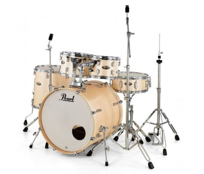 PEARL DMP905/C215 - Decade Maple Satin Gold Meringue 5 Parça (20B/10T/12T/14F/14S) Aksamlı Akustik Davul Seti