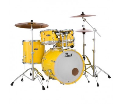 PEARL DMP925S/C228 - Decade Maple Solid Yellow 5 Parça (22B/10T/12T/16F/14S) Aksamlı Akustik Davul Seti