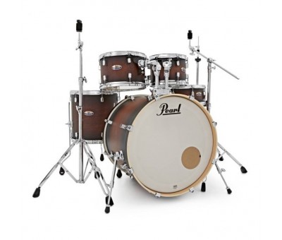 PEARL DMP925S/C260 - Decade Maple Satin Brown Burst 5 Parça (22B/10T/12T/16F/14S) Aksamlı Akustik Davul Seti