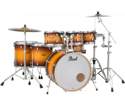 PEARL DMP926S/C225 - Decade Maple Classic Satin Amburst 6 Parça (22B/10T/12T/14F/16F/14S) Aksamlı Akustik Davul Seti