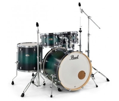 PEARL DMP984/C213 - Decade Maple Deep Forest Burst 4 Parça (18B/12T/14F/14S) Aksamlı Akustik Davul Seti