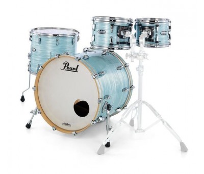 PEARL MCT904XEP/C414 - Masters Maple Complete Ice Blue Oyster 4 Parça (20B/10T/12T/14F) Akustik Davul Seti