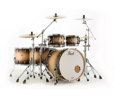 PEARL MCT925XEP/C351 - Masters Maple Complete Satin Natural Burst 5 Parça (22B/10T/12T/14F/16F) Akustik Davul Seti