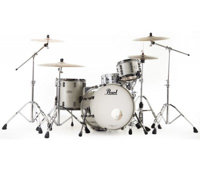 PEARL RFP903XSP/BN160 - Reference Pure Silver Sparkle 3 Parça (20B/12T/14F) Akustik Davul Seti