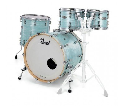 PEARL RFP924XEP/C414 - Reference Pure Ice Blue Oyster 4 Parça (22B/10T/12T/16F) Akustik Davul Seti