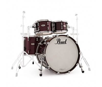 PEARL RFP924XFP/C335 - Reference Pure Black Cherry 4 Parça (22B/10T/12T/14F) Akustik Davul Seti