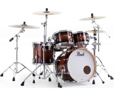 PEARL STS924XSP/C314 - Session Studio Select Gloss Barnwood Brown 4 Parça (22B/10T/12T/16F) Akustik Davul Seti