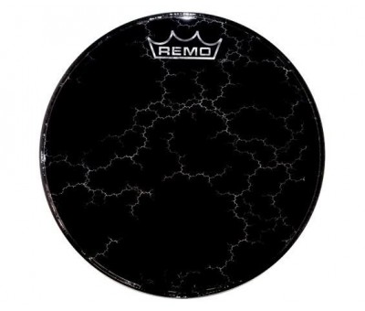 REMO PA-1018-C3- Chromeburst Black Desenli 18" Resonant Bas Davul Derisi